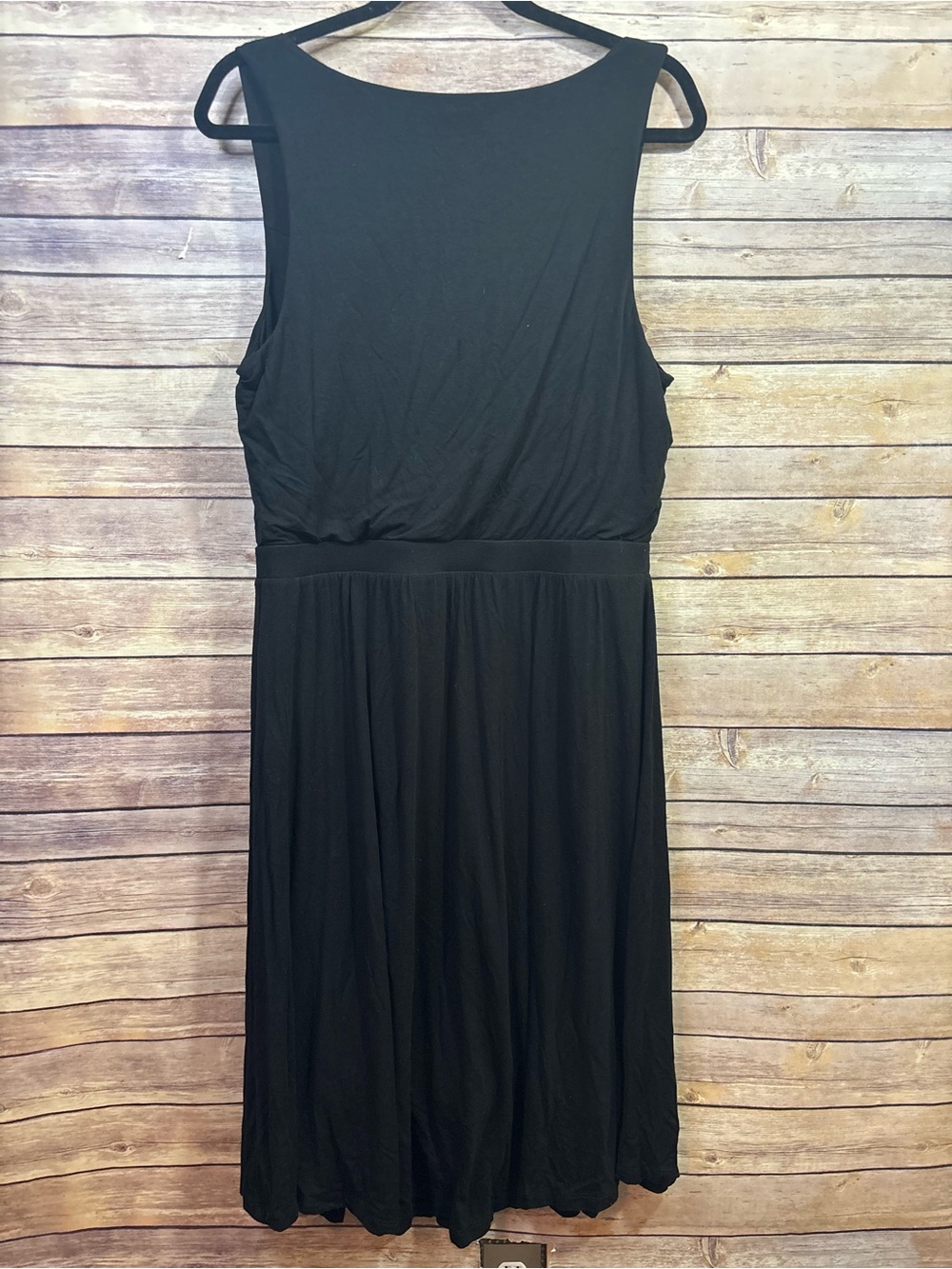 MAEVE by Anthropologie Sleeveless Black Cowl Neck Dress Size Large - Picture 7 of 7